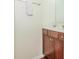 Modern bathroom with granite counters, vanity, and towel rack at 674 Chadmon Court Trce, Dacula, GA 30019