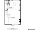 Second floor layout with kitchen and living room, highlighting open layout and kitchen with island at 1263 Linden Ne Ct, Atlanta, GA 30329