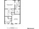 Third floor layout featuring main bedroom, bedroom, walk-in closet and two bathrooms at 1263 Linden Ne Ct, Atlanta, GA 30329