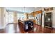 Gourmet kitchen with stainless steel appliances and a large island at 1263 Linden Ne Ct, Atlanta, GA 30329