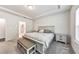 Spacious main bedroom with a tray ceiling at 316 Denali Butte Ter, Canton, GA 30114