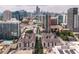 Breathtaking aerial view showcasing the community and its amazing views of the surrounding cityscape at 1075 Peachtree Ne Walk # A204, Atlanta, GA 30309