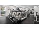 Well-equipped fitness center featuring treadmills, elliptical machines, and exercise equipment at 1075 Peachtree Ne Walk # A204, Atlanta, GA 30309