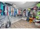 Large walk-in closet with ample hanging space and shelving for optimal storage solutions at 1822 Morgan Rd, Canton, GA 30115