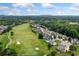 Breathtaking aerial view of a golf course community surrounded by lush greenery and rolling hills at 5415 Old Haven Ct, Cumming, GA 30041
