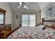 Bright bedroom with a window view and hardwood flooring for a serene living experience at 1943 Blue Heron Way, Lawrenceville, GA 30043