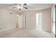 This large bedroom has an ensuite bathroom and ample closet space in addition to two windows and natural light at 3492 Ember St, Marietta, GA 30066