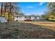 Expansive backyard featuring a well-maintained lawn and mature trees providing ample shade and privacy at 4781 Brownsville Rd, Powder Springs, GA 30127