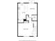 An illustration of the first floor plan, including kitchen, dining area, hall, bathroom, and living room at 104 Verlaine Nw Pl, Atlanta, GA 30327
