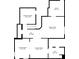 Basement floor plan featuring a Gathering room and exercise room at 112 Pebblebrooke Run, Canton, GA 30115