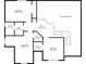 Second level floor plan featuring three bedrooms at 112 Pebblebrooke Run, Canton, GA 30115