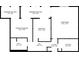 Detailed floor plan showcasing the layout of the home with screened balconies and spacious living areas at 130 26Th St # 706, Atlanta, GA 30309
