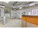 Building lobby area featuring mailboxes, a reception desk, and service announcements at 130 26Th St # 706, Atlanta, GA 30309