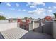 Enjoy city views from this rooftop deck with wooden floors at 238 Walker # 39, Atlanta, GA 30313