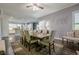 Open dining area adjacent to the kitchen, offering a casual dining space for Gathering meals at 4891 Tarry Post Ln, Suwanee, GA 30024
