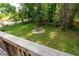 View of the backyard showing a fire pit area with seating at 2106 Penrose Dr, Atlanta, GA 30344