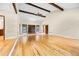 Large living room with beautiful hardwood floors and tons of room for entertaining at 4805 Forest Way Ct, Marietta, GA 30066