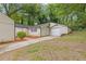 Home with a garage and newly landscaped flower beds at 992 Estes Sw Dr, Atlanta, GA 30310