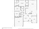 Detailed floor plan showcasing the layout of this home's first floor at 1180 Chandler Ridge Dr, Lawrenceville, GA 30045