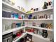 Walk-in pantry with ample shelving provides plenty of room for storage at 1676 Carroll Nw Dr, Atlanta, GA 30318