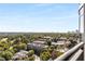 Scenic view from balcony with lush greenery and city skyline at 222 12Th Ne St # 1806, Atlanta, GA 30309