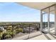 Balcony with city skyline views and serene treetop views at 222 12Th Ne St # 1806, Atlanta, GA 30309