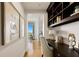 Bright home office space with custom built-in shelving and desk, perfect for remote work at 222 12Th Ne St # 1806, Atlanta, GA 30309