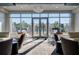 Beautifully designed lobby with view of outdoor pool area at 222 12Th Ne St # 1806, Atlanta, GA 30309