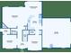 Detailed floor plan featuring a spacious kitchen, breakfast room, Gathering room, and an attached garage at 427 Oscar Ct, Mcdonough, GA 30252