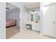 Bathroom features a light color palette and view into the main bedroom at 4344 White Surrey Nw Dr, Kennesaw, GA 30144