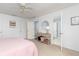 A bright bedroom with neutral walls and access to the ensuite at 4344 White Surrey Nw Dr, Kennesaw, GA 30144