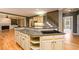Open kitchen featuring granite countertops, stainless steel appliances, and a central island at 1430 Hampton Hill Dr, Alpharetta, GA 30022