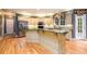 Bright eat-in kitchen with granite countertops, stainless appliances, and access to the backyard at 1430 Hampton Hill Dr, Alpharetta, GA 30022