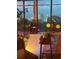 Comfortable living space with city views, featuring unique lighting and stylish decor at 3060 Pharr Court N N Ct # 607, Atlanta, GA 30305