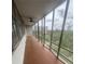 Enclosed patio offering city and tree views from every angle at 3060 Pharr Court N N Ct # 607, Atlanta, GA 30305
