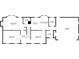 Detailed floor plan showcases the layout of the first floor, highlighting the room dimensions and flow at 565 Deer Sw Run, Lilburn, GA 30047