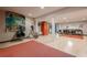 Open basement featuring eclectic decor and light wood flooring, illuminated by recessed lighting at 2663 Marcia Dr, Lawrenceville, GA 30044