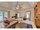 Cozy living area featuring vaulted ceiling and a comfortable seating arrangement at 3003 Heavenly Ln, Snellville, GA 30078