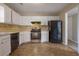 Spacious kitchen featuring white cabinetry, modern appliances, and a functional layout for culinary enthusiasts at 785 Redland Dr, Jonesboro, GA 30238