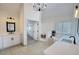 Bright bathroom featuring a soaking tub, walk-in shower, double vanity, and walk-in closet at 4058 Vinings Mill Se Trl, Smyrna, GA 30080