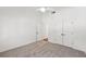 Bright bedroom features neutral carpet, ceiling fan, and a closet at 4058 Vinings Mill Se Trl, Smyrna, GA 30080