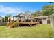 Beautiful backyard with a spacious deck, perfect for entertaining at 3013 Surrey Ln, Atlanta, GA 30341