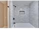 Modern bathroom with a new shower and updated fixtures at 5702 Brynwood Nw Cir, Acworth, GA 30101