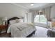Cozy bedroom with neutral colors, large windows, and comfortable furnishings at 7045 Parrish Way, Cumming, GA 30040