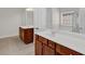 Bright bathroom features double vanities and a separate shower and tub at 735 Scenic Creek Dr, Lawrenceville, GA 30046
