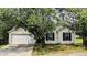 Charming single-story home with a well-maintained front yard and attached two-car garage at 7518 Edenberry Way, Lithonia, GA 30058