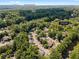 Aerial view highlighting the community's proximity to Stone Mountain Park and surrounding green spaces at 1106 Rock Creek Ln, Norcross, GA 30093