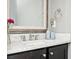 Bathroom with a marble countertop and chrome faucet at 2119 Dee Dee Muse Nw Ln, Atlanta, GA 30318