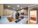 Kitchen with granite countertops, stainless appliances, and hardwood floors at 570 Highcrest Dr, Acworth, GA 30101