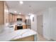 Modern kitchen featuring quartz countertops, stainless steel appliances, and stylish wooden cabinets at 2094 Shamrock Dr, Decatur, GA 30032